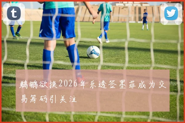 鹈鹕欲换2026年乐透签墨菲成为交易筹码引关注
